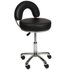 Zen Taburete Profesional de Altura Habitual 43x62cm Negro