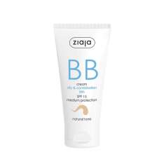 Ziaja BB Cream Piel Grasa y Mixta SPF 15 Protección Media | Tono Natural 50 ml.
